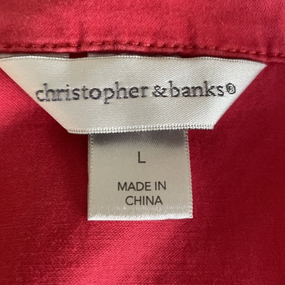 Christopher & Banks Woman’s Vest Size Large. - Picture 14 of 15